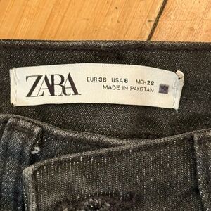 Zara Boot Cut Grey Jeans